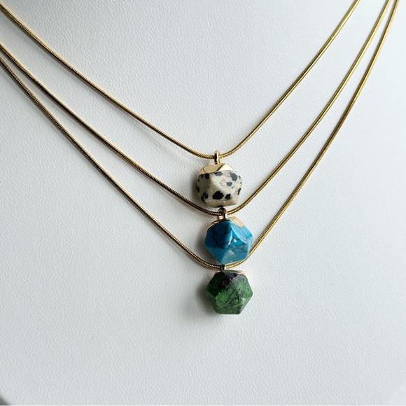 Necklace Gift Set, Natural Crystal Pendant Necklace Set (3 necklaces included) - Picture 1 of 8